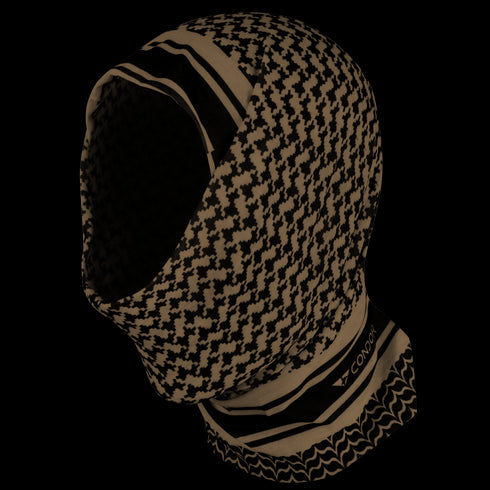 The Condor Multi Wrap in Shemagh Coyote Brown is a versatile headwear piece combining style and practicality, ideal for any adventure.